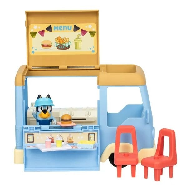 Bluey Transforming Food Truck Playset with Bluey Figure