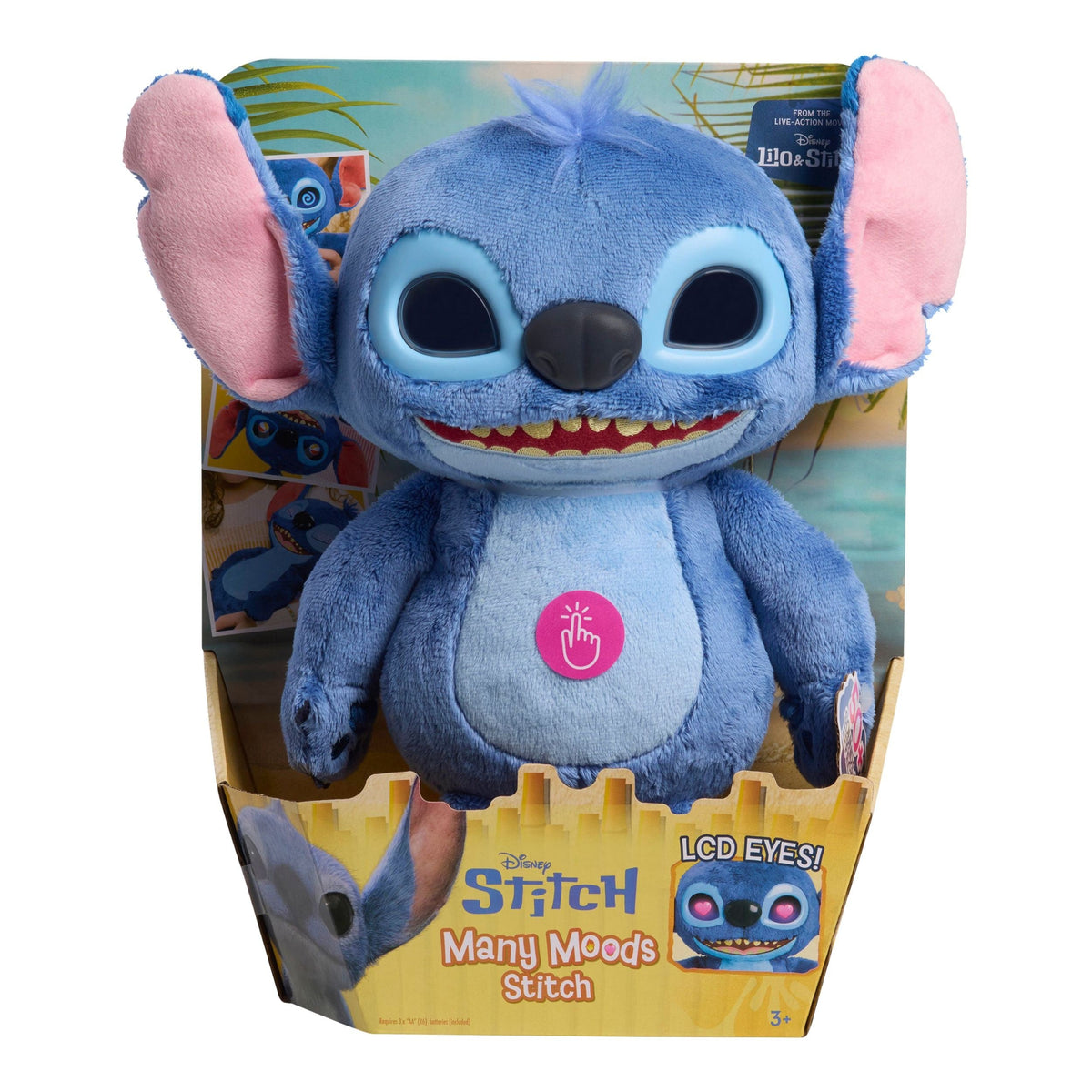 Disney Lilo and Stitch Feature Interactive Plush, 11-in