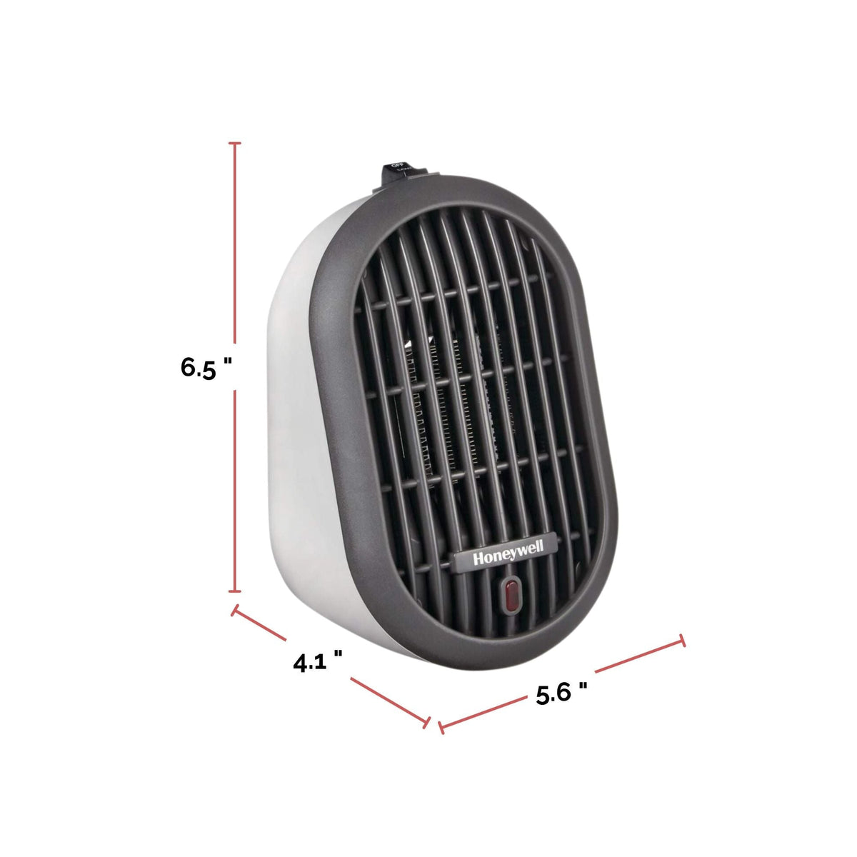 Honeywell HCE100 HeatBud Personal Portable Ceramic Space Heater, 250W, Assorted