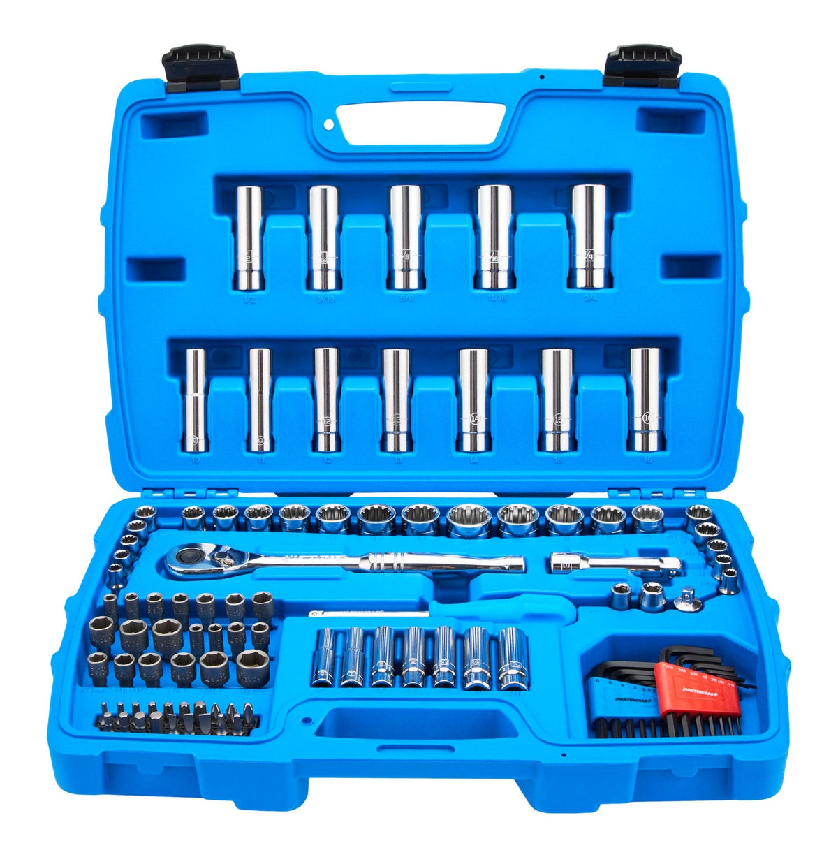 Mastercraft 100 Piece Multi Fit Socket Set