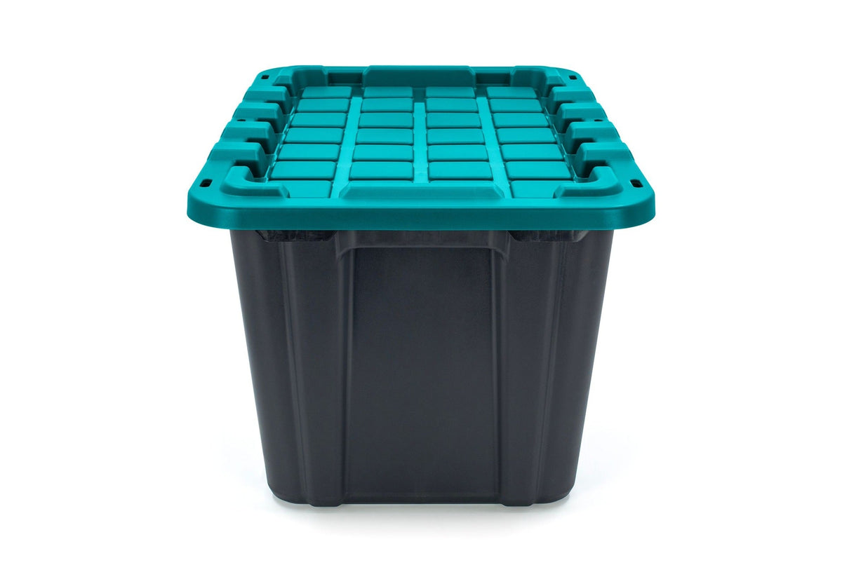 Mastercraft Heavy-Duty Storage Tote, 102-L, Teal