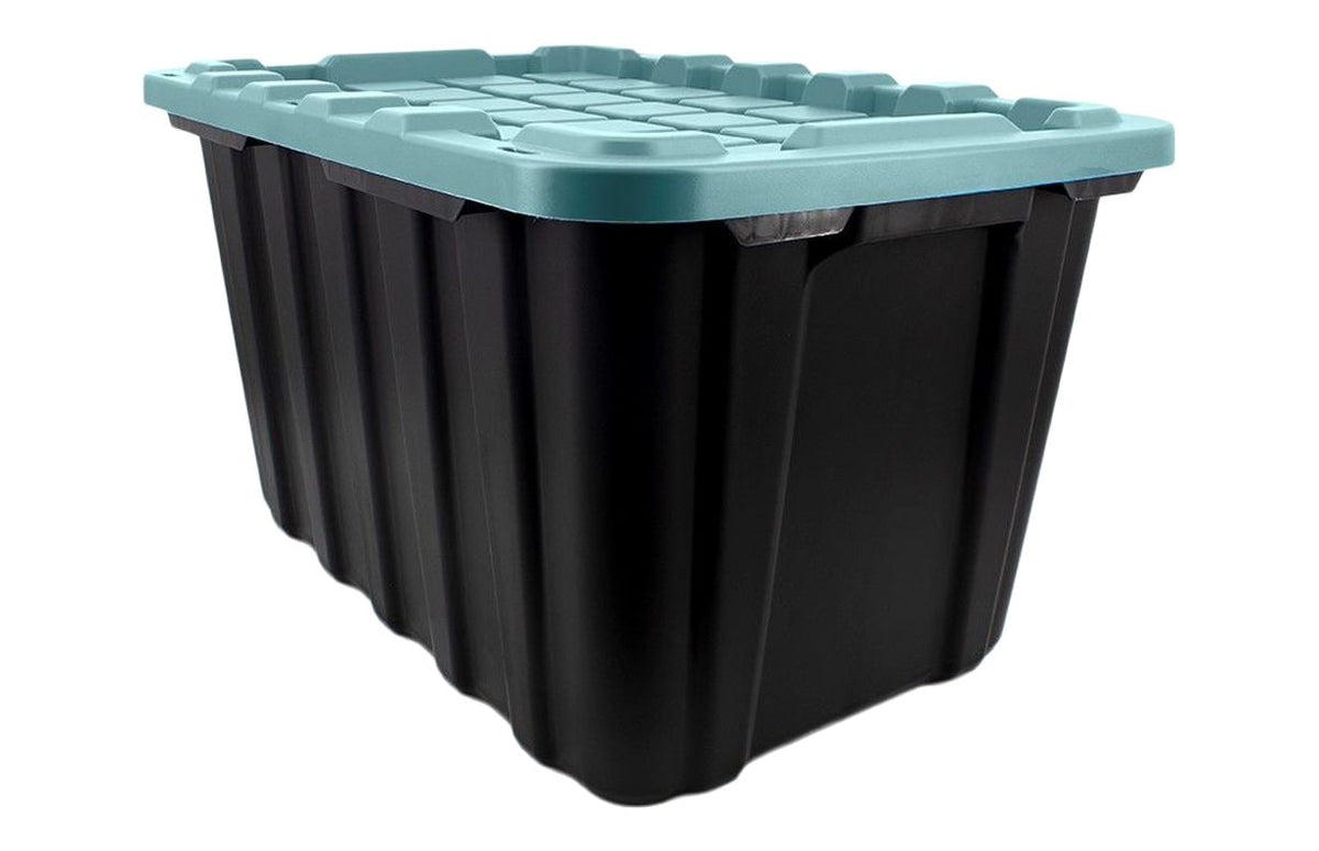 Mastercraft Heavy-Duty Storage Tote, 102-L, Teal