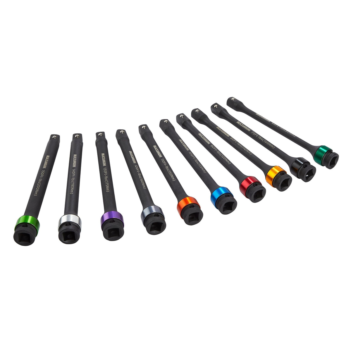 MAXIMUM Impact Torque Extension Sticks, 10-pc