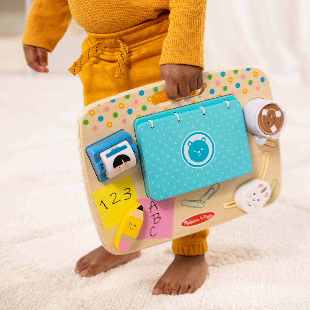 Melissa & Doug Wooden Work & Play Desktop