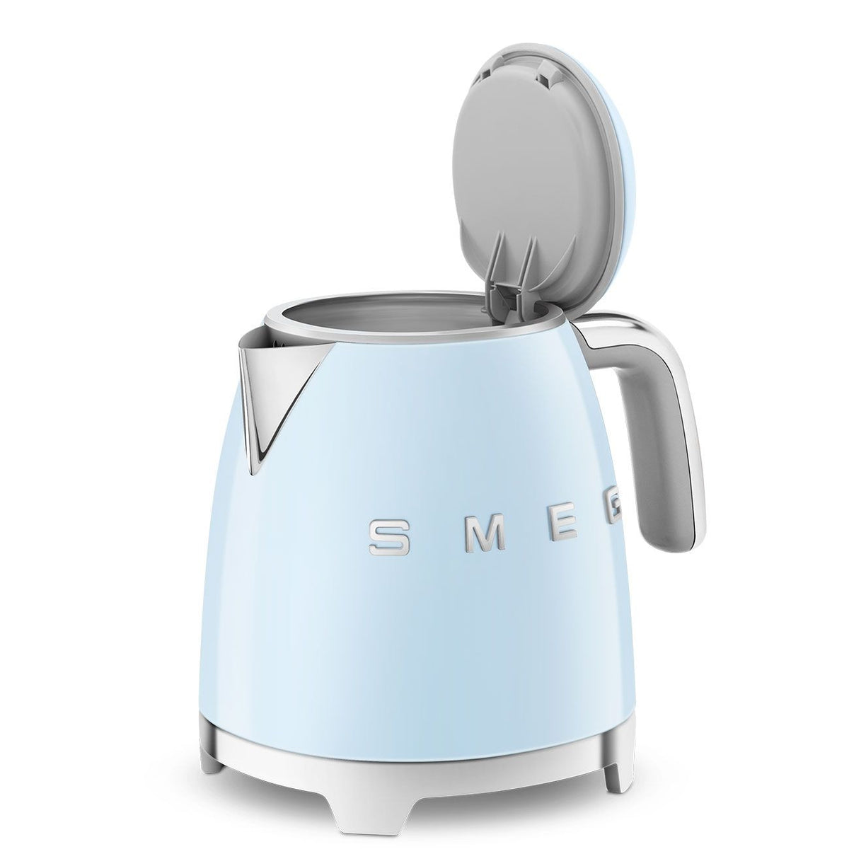 Smeg Retro Style Electric Mini Kettle with Cordless Base, Light Blue, 0.8-L