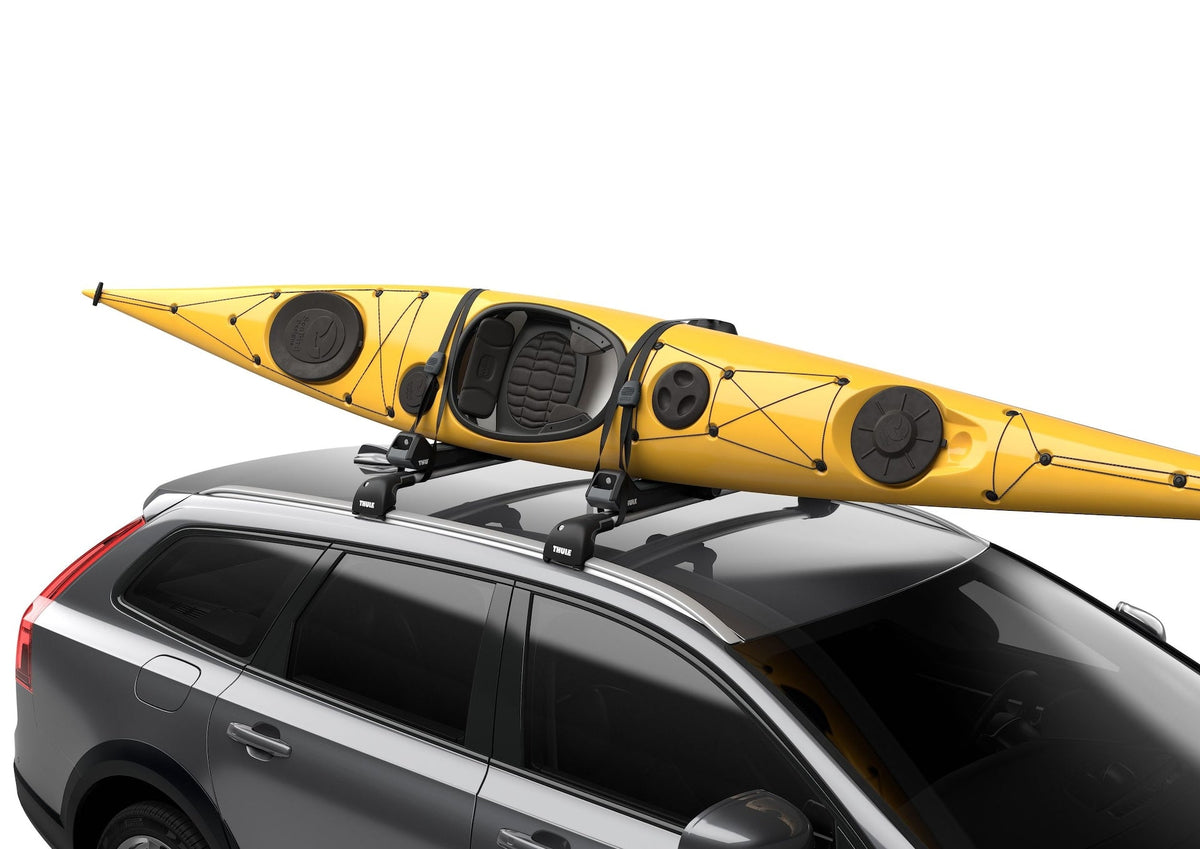 Thule Hull-a-Port Aero J-Style Kayak Rack with Protective Pads