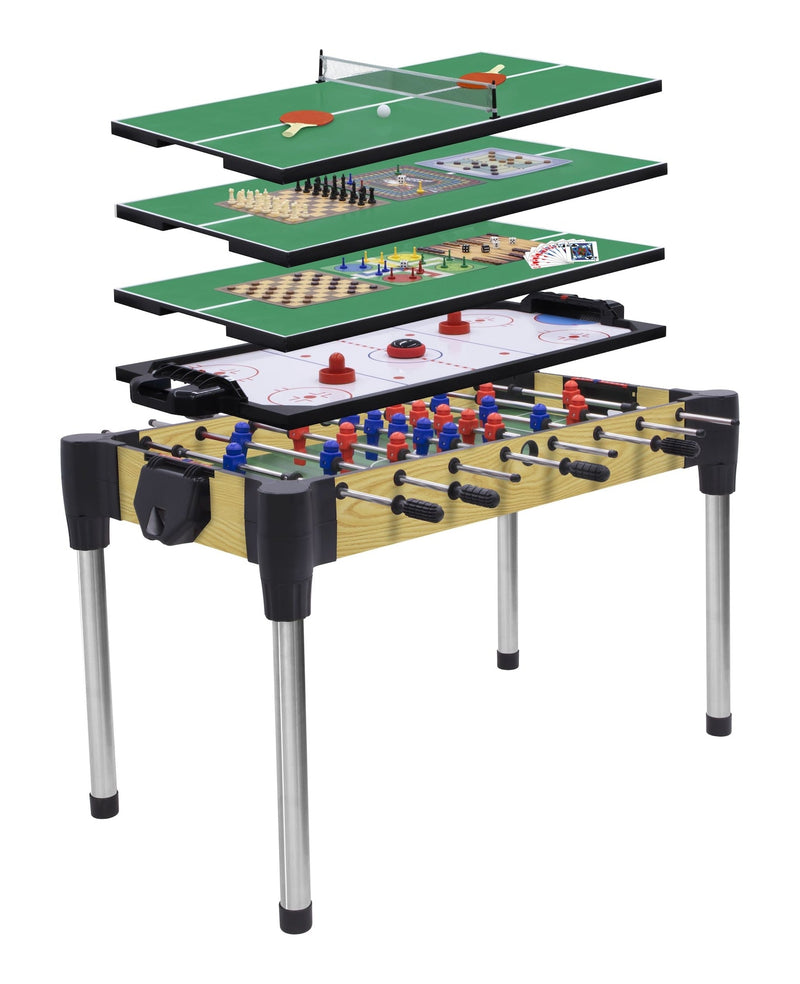 10-in-1 Space-Saving Battery-Powered Games Set/Table, 48-in H6