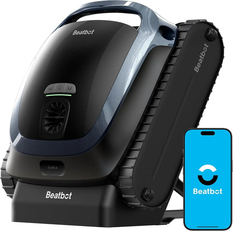 AquaSense 2 Cordless Robotic Pool Vacuum Cleaner, Smart Surface Parking, Double-Pass Waterline Scrubbing, Cleans Floor, Walls, and Waterline, Above & In-Ground Pools up to 3,230 sq.ft - Blue Y9
