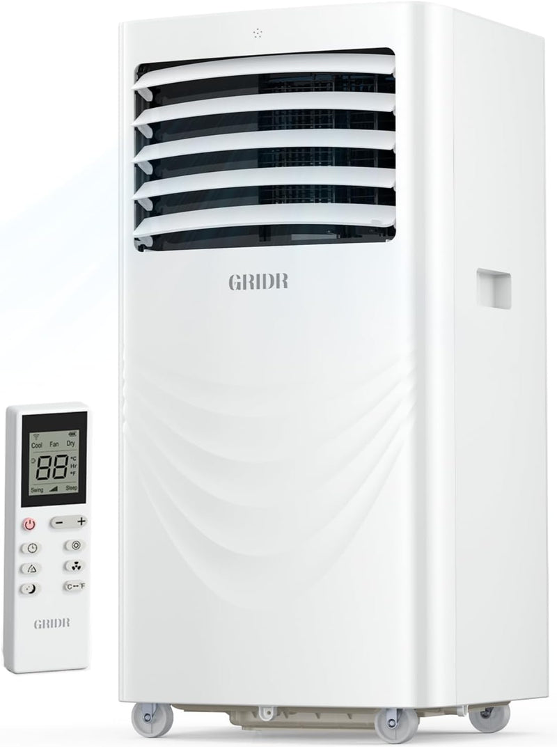 12000 BTU Portable Air Conditioners, AC Unit for Bedroom with 4 Modes Cooling/Dehumidifier/Fan & Sleep, Up to 400 Sq.Ft, 45db Quiet, 24H Timer & Remote, Standing Air Conditioner for Rooms Office Home D3