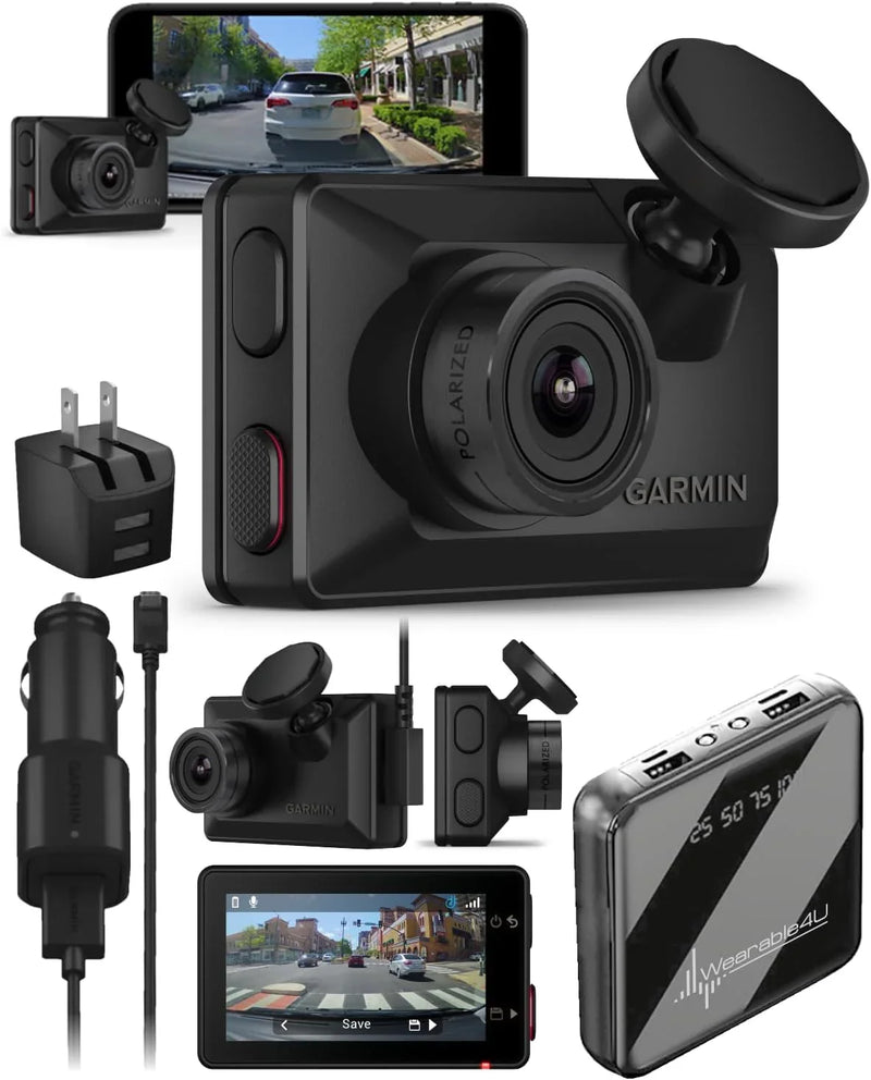 Ultra-small 1080p high-definition car recorder with a 140-degree viewing angle, built-in clarity polarizing filter, supports voice control, automatic recording function. Sold with a charging battery kit. U7