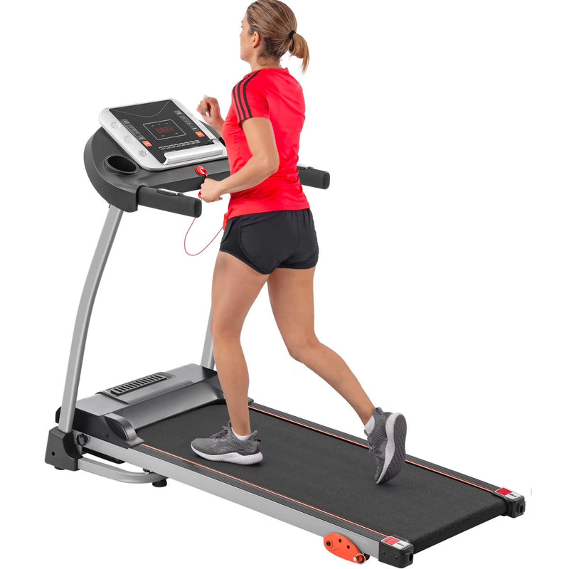 Ambifirner Easy Folding Treadmill with Adjustable Incline, Wide Running Deck, Foldable Design, Digital Monitor Mini Treadmill for Home Office N9