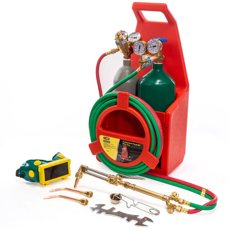 Welding & Cutting Torch Oxygen Acetylene Regulator Set X3