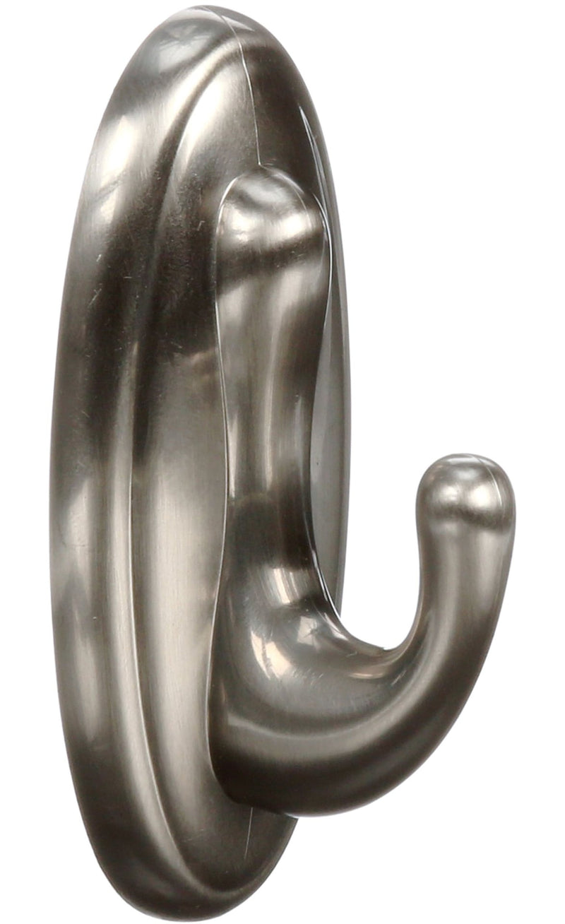 3M Command Medium Traditional Decorative Utility Hook, Brushed Nickel Q5