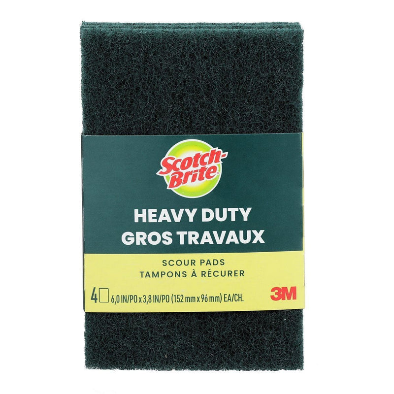3M Scotch-Brite Heavy Duty Scour Pad, 4-pk M3