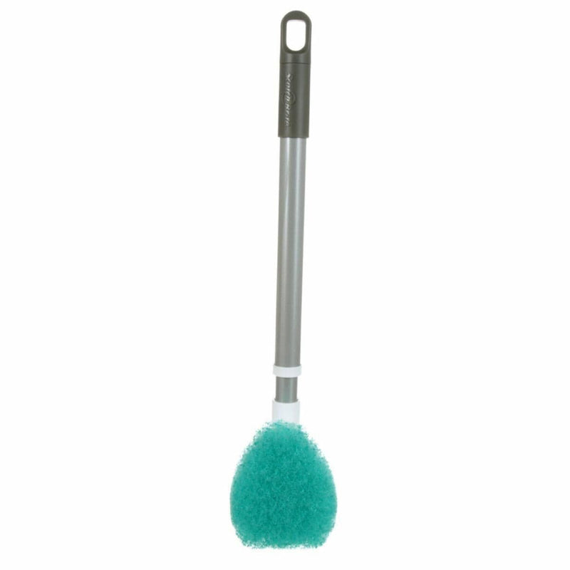 3M Scotch-Brite Non-Scratch Shower & Bath Scrubber/Scrub Brush with Extendable Handle B0