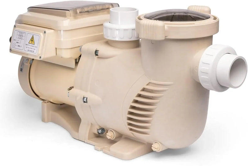 1.5HP Variable 2-Speed Swimming Pool Pump High Flow Above-Ground Swimming Pump Strainer w/ Slip on Fitting K3