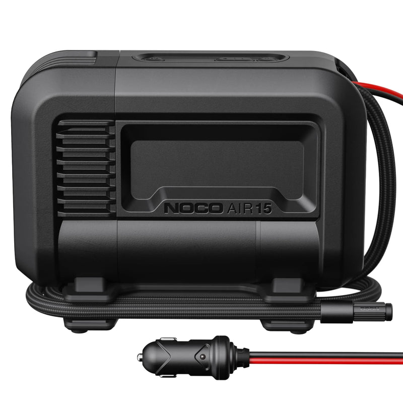 UltraFast 15A Tire Inflator, 12V Portable Air Compressor Pump, Rated at 80 PSI, Inflates Tires from 0-40 PSI in 2.9 Minutes with a Digital Gauge, Smart Pressure and Auto-Shutoff E6
