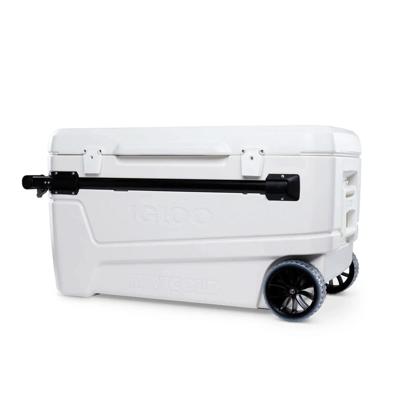 110 Qt Glide Pro Portable Large Ice Chest Wheeled Cooler T7