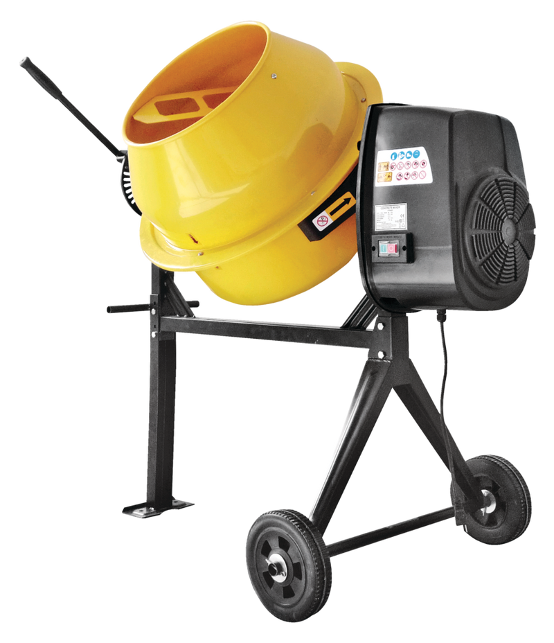 74013 5A Portable Electric Concrete Mixer, 115-L/4-cu-ft F3
