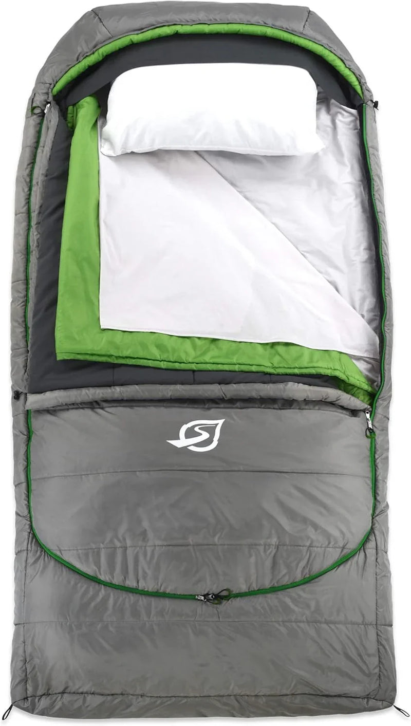Adult Cloud-style sleeping bag - Adjustable multi-layer design, suitable for use in 3 to 4 seasons - Includes cotton bedding P9