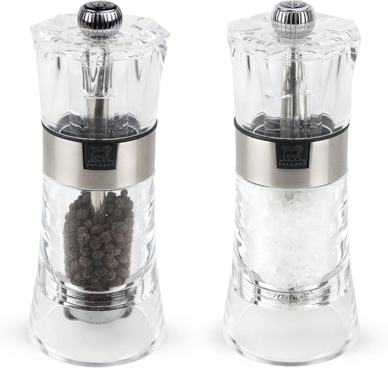 5.5-inch model, transparent salt and pepper grinding set F4