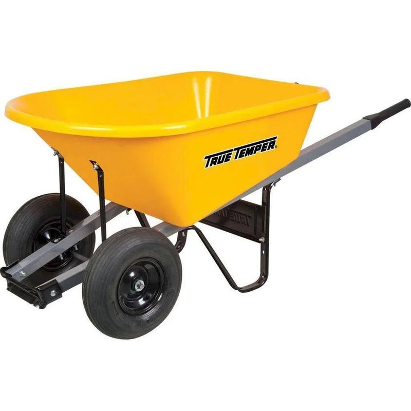 6 Cu. ft. Poly Wheelbarrow with Dual Wheels RP6DWLG8 N4