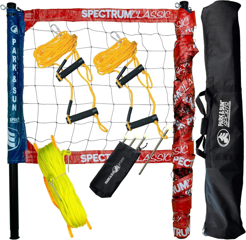 Adjustable professional outdoor volleyball net system A2