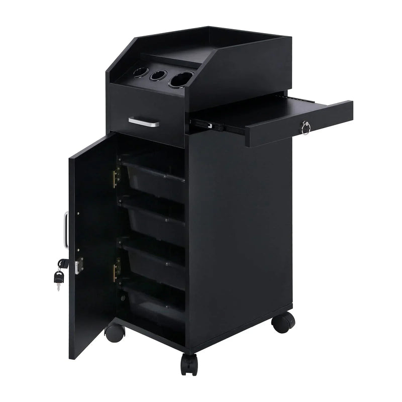 Winado Hair Salon Storage Cart with Wheels I0