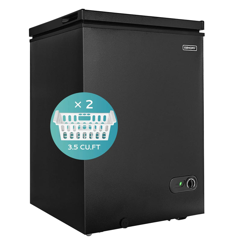 3.5 Cu.Ft Chest Freezer with Removable Basket D1