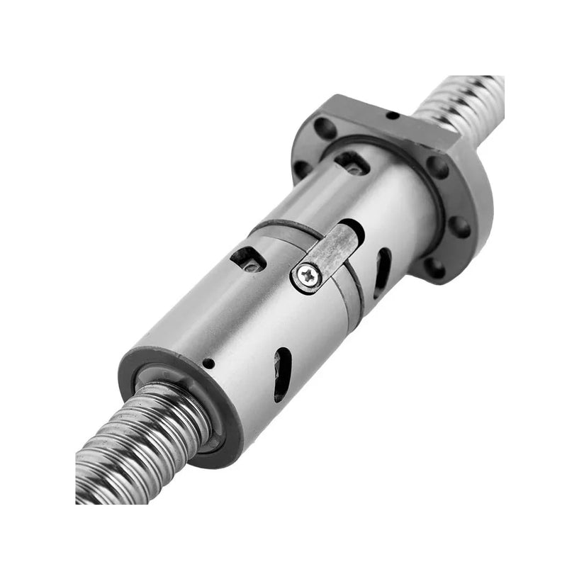 750 mm C5 ball screw with end-mounted bearing nut cover W0