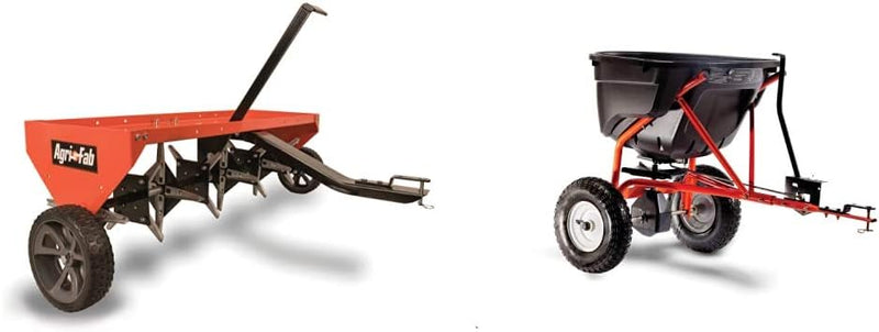 48" Tow Behind Lawn Plug Aerator with Universal Hitch; Designed to Pull Behind Lawn & Garden Tractors R4