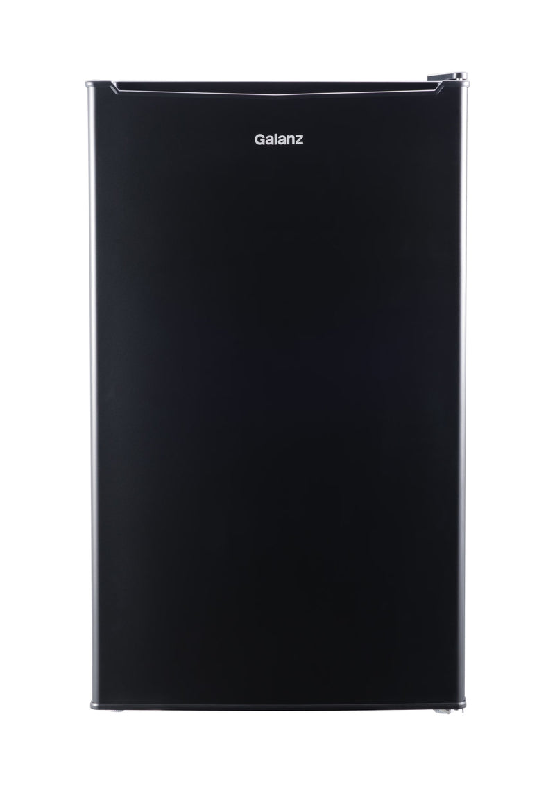 Galanz 3.3 Cu ft One Door Mini Fridge, Black Estar, New R4