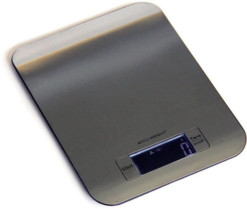 Accuweight Stainless Steel Slim Kitchen Scale, 5kg C5