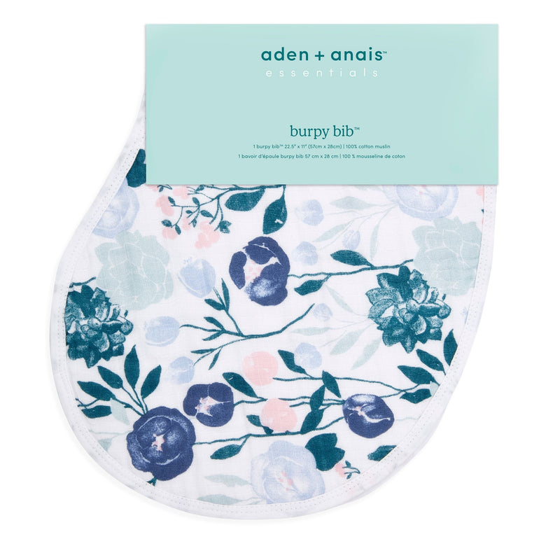 Aden and Anais Essentials Burpy Bib, Flowers Bloom Q5
