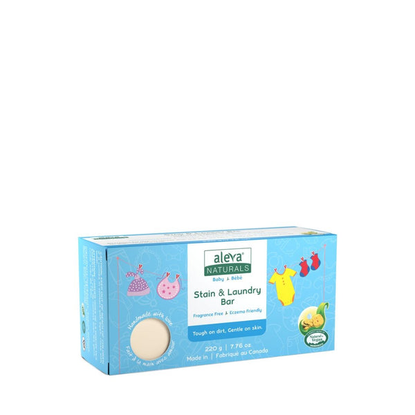 Aleva Naturals Plant-Based Stain and Laundry Bar, 220g D0