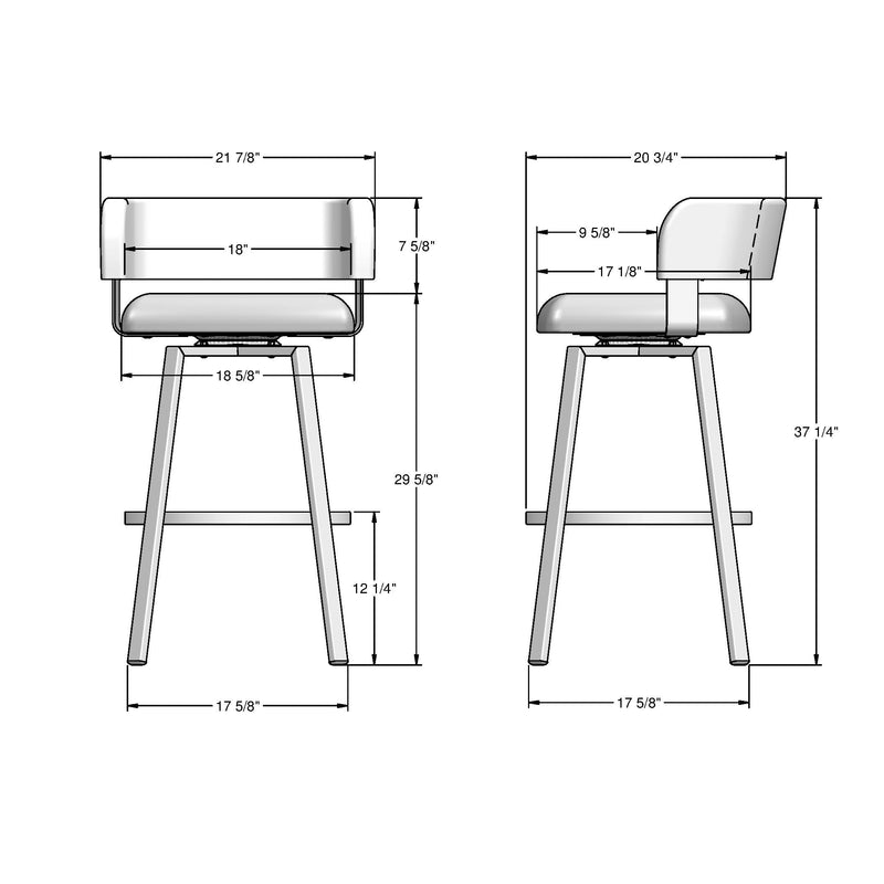 Amisco Stinson Bar Stool D3