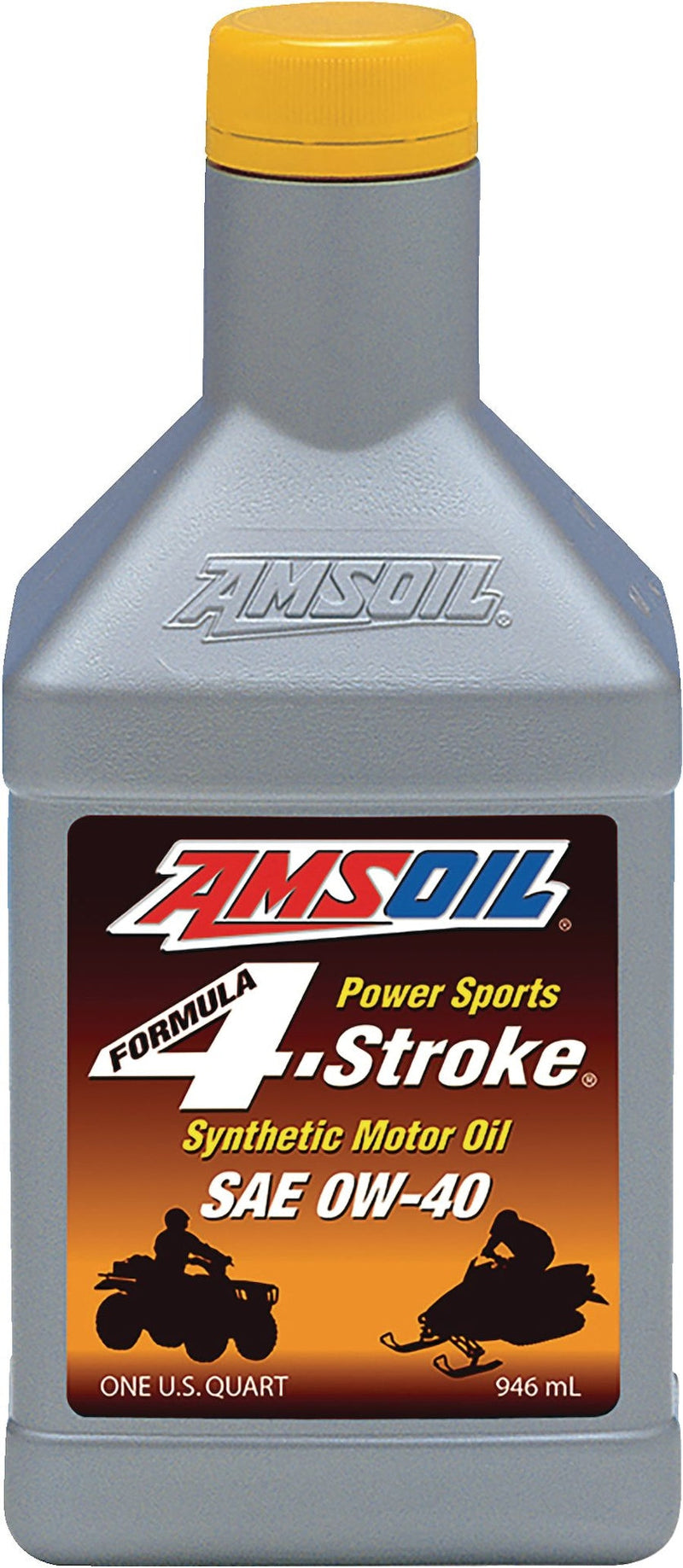 Amsoil 4-Stroke Formula Synthetic Powersport Oil 0W40, 946-mL C3