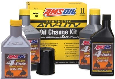 Amsoil Can-Am Rotax 450 ATV/UTV Oil Change Kit Y2