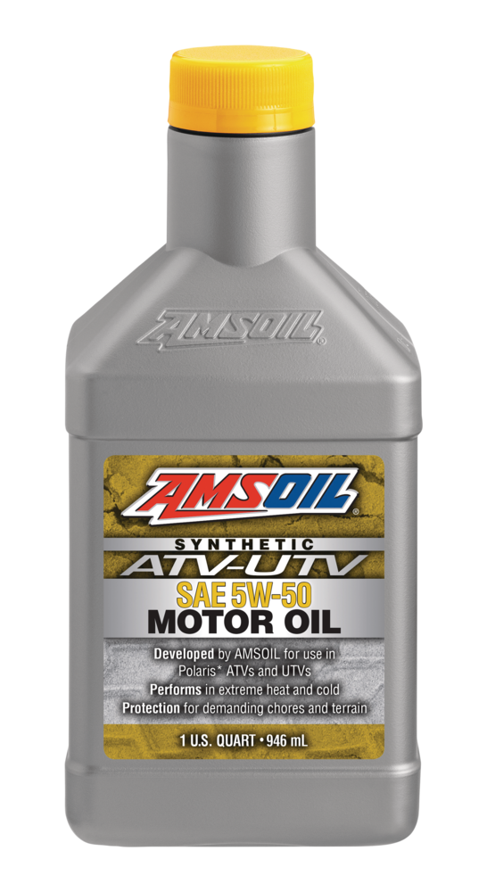 Amsoil Synthetic ATV/UTV Engine Oil 5W50, 946-mL K8