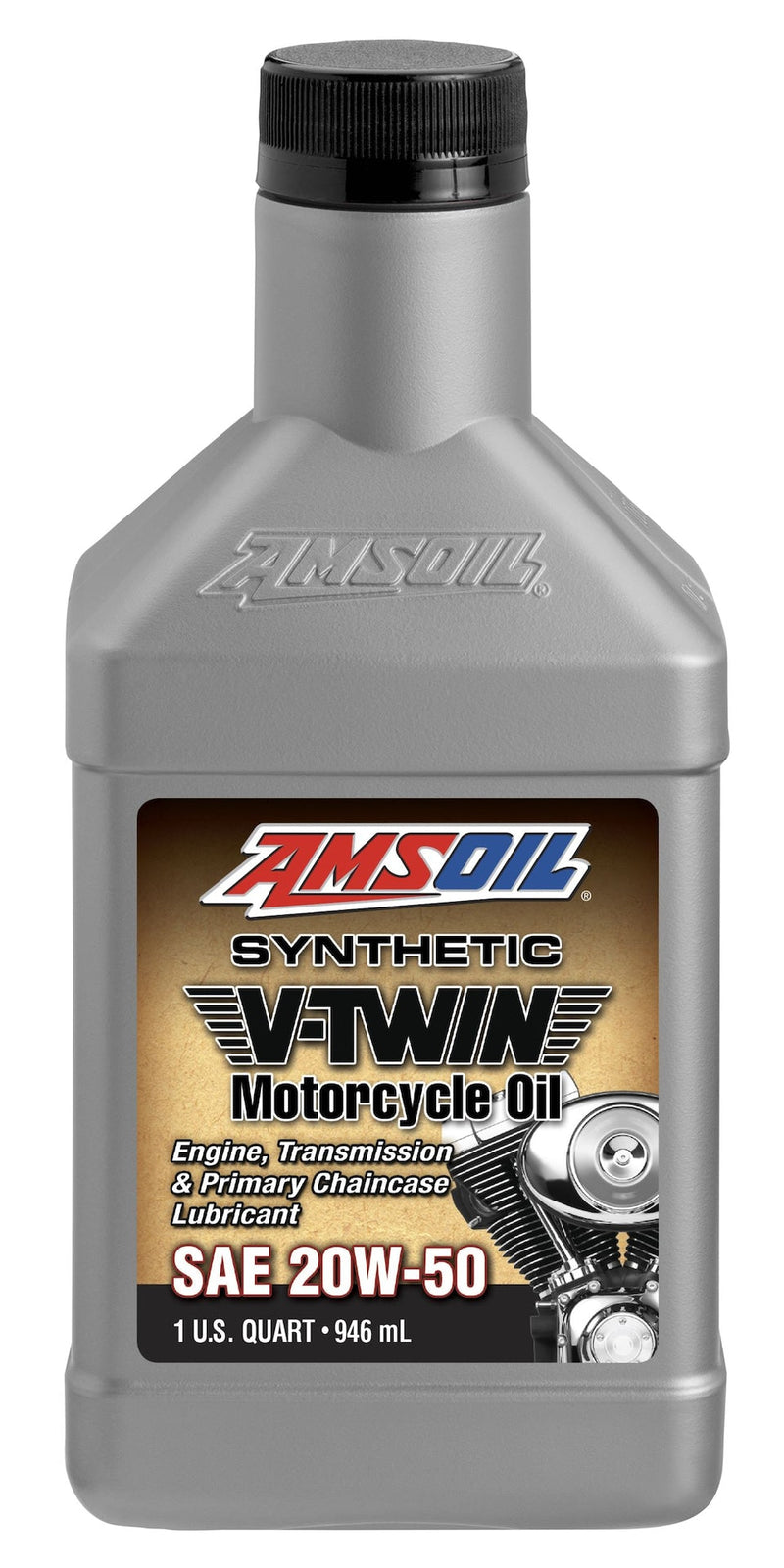 Amsoil Synthetic Motorcycle Oil 20W50, 946-mL V3
