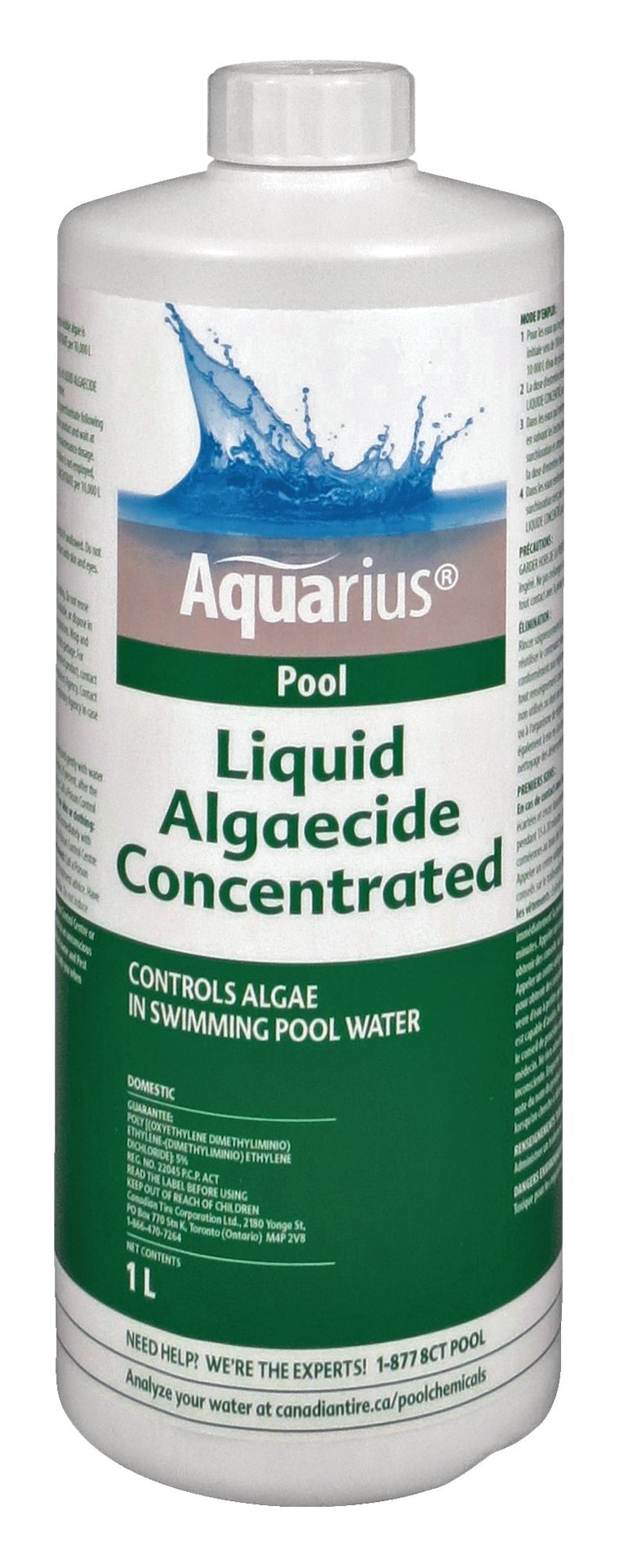 Aquarius 40% Liquid Algaecide Concentrated, 1-L F5