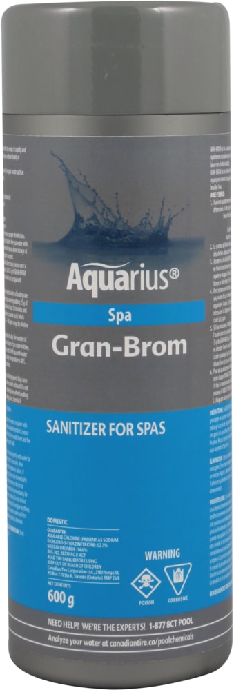 Aquarius Gran-Brom, Sanitizer for Spa, 600-g R6