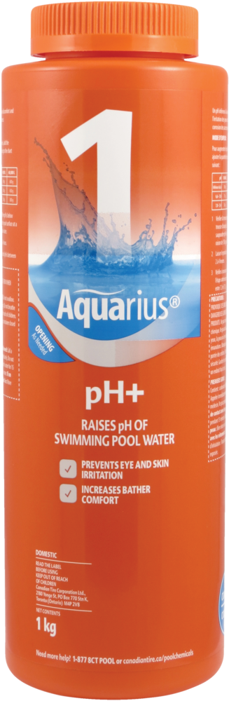 Aquarius pH + Step 1, Raises pH of Pool Water 1-kg A1