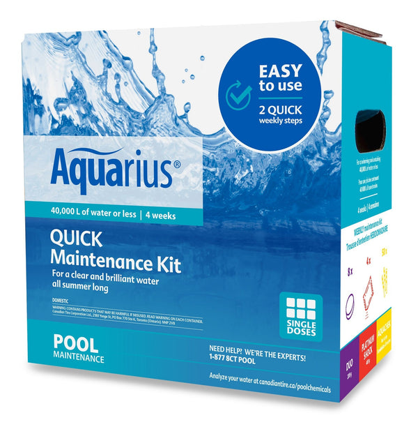 Aquarius Quick Maintenance Kit for Swimming Pool T4