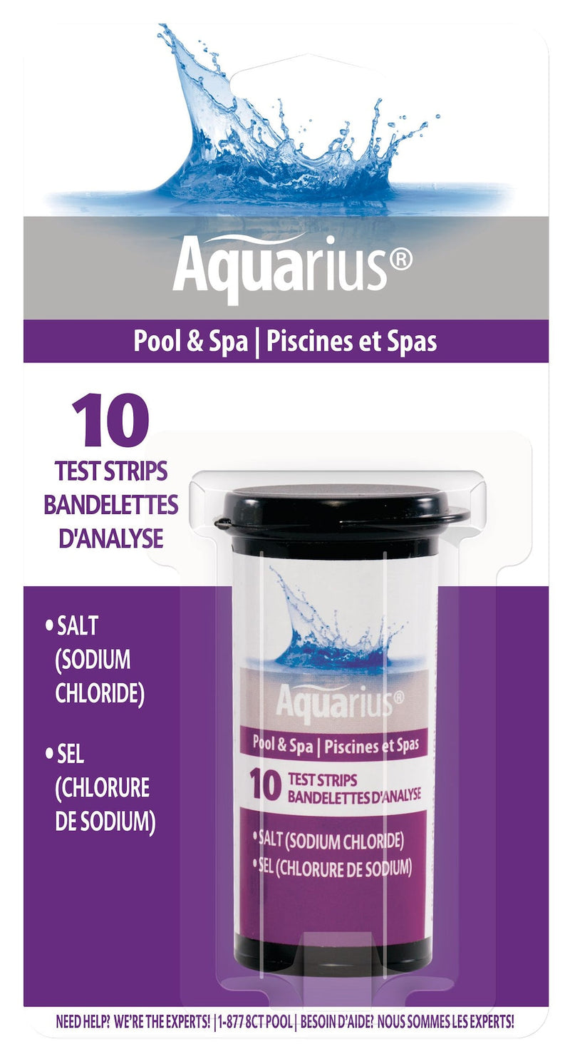 Aquarius Sodium Chloride Pool & Spa Salt Water Test Strips, 10-pk R3