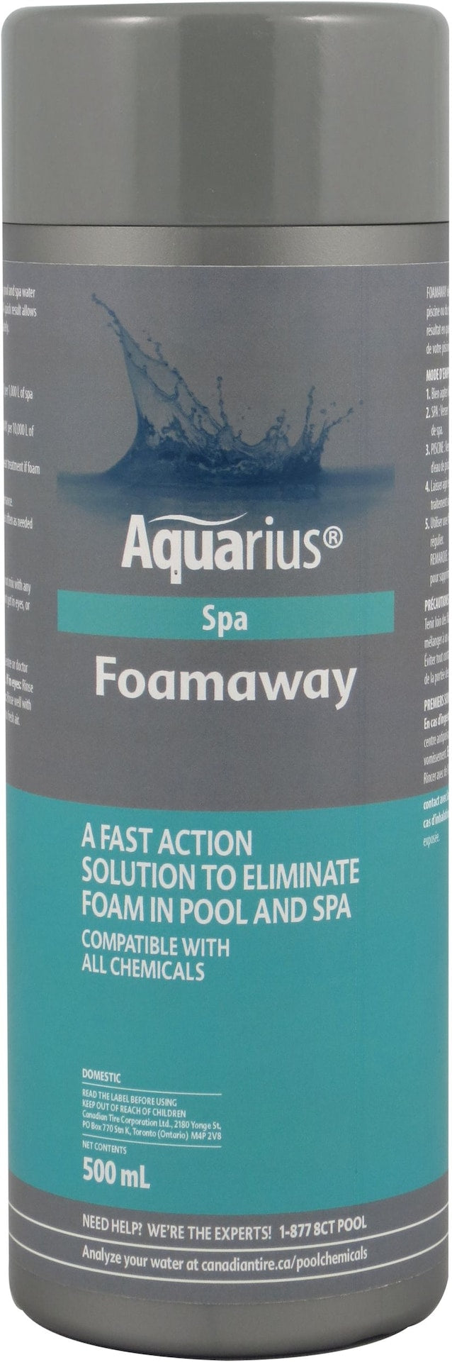 Aquarius Spa Foamaway, 500-mL Q4