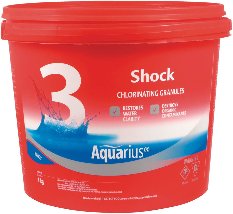 Aquarius Step 3 Shock Chlorinating Granules, 4-kg J8