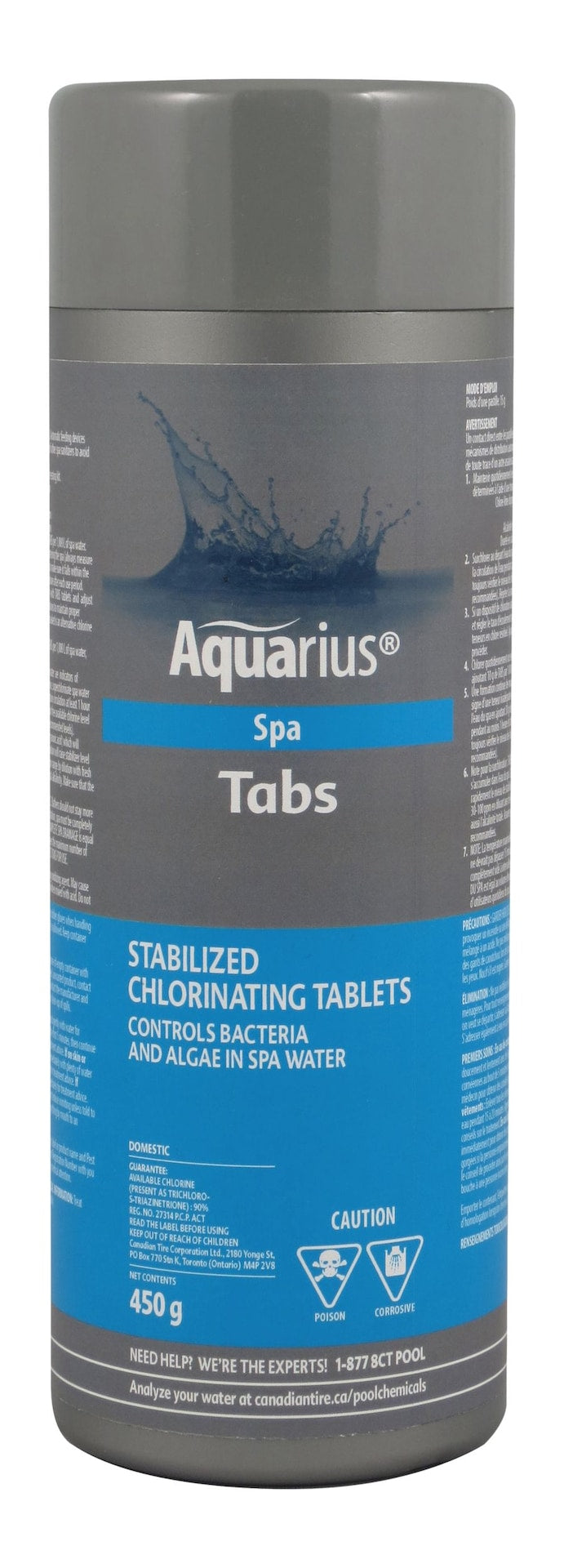 Aquarius Tabs Stabilized Chlorinating Tablets for Spa, 450-g Q6