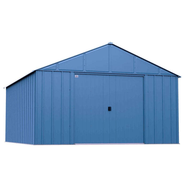 Arrow Classic 12x14-ft Blue Grey Corrosion-Resistant Steel Shed V5