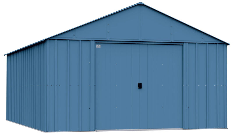 Arrow Classic 12x17-ft Blue Grey Corrosion-Resistant Metal Shed M4